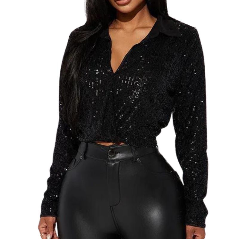 Croc-Top Chemise Pailletten