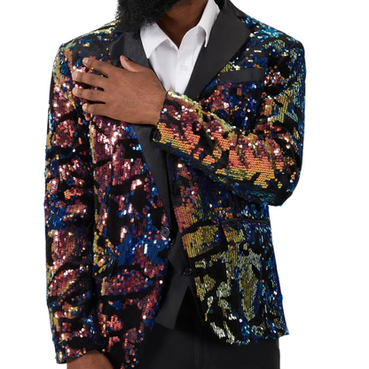 Herren-Kostüm mit Pailletten