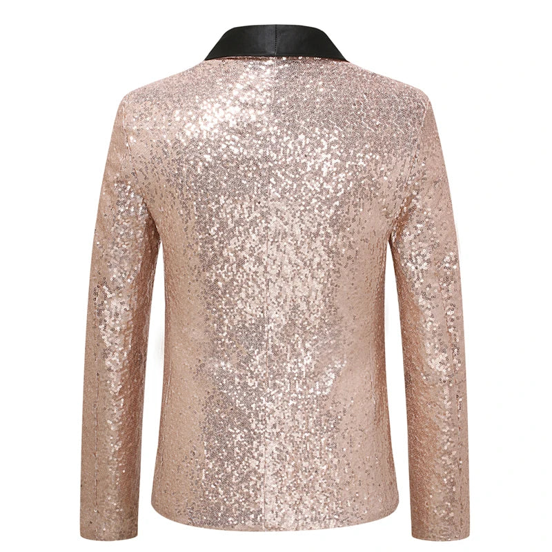 Paillettenjacke Kostüm für Herren