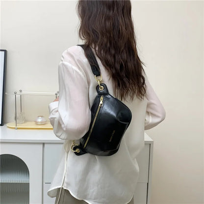 Silberne Bananen-Tasche