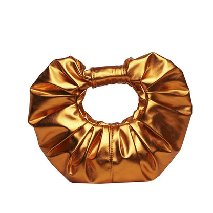 Faltiger Silberbeutel