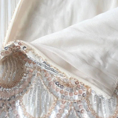 Skirrock mit Schuppen-Pailletten