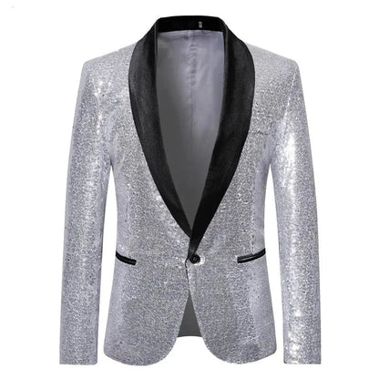 Paillettenjacke Kostüm für Herren