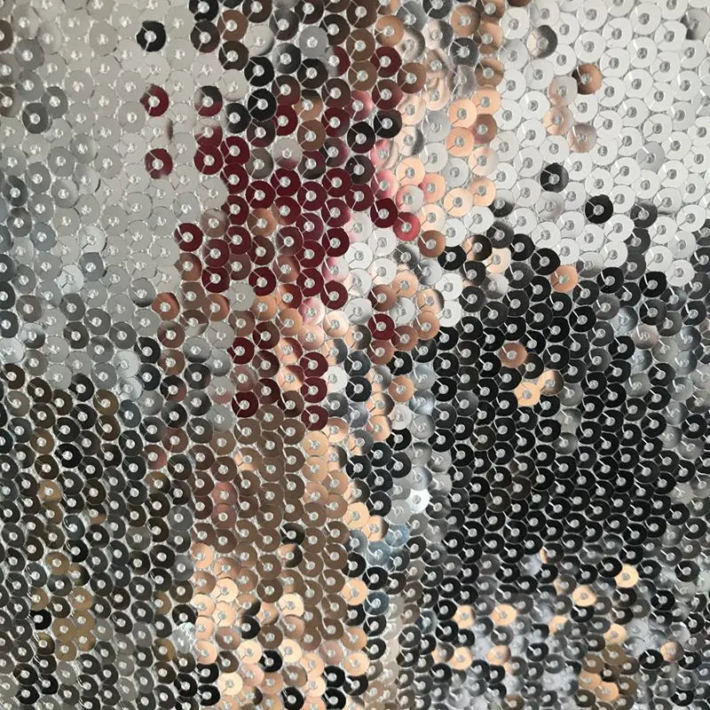 Obere Pailletten mit Reißverschluss