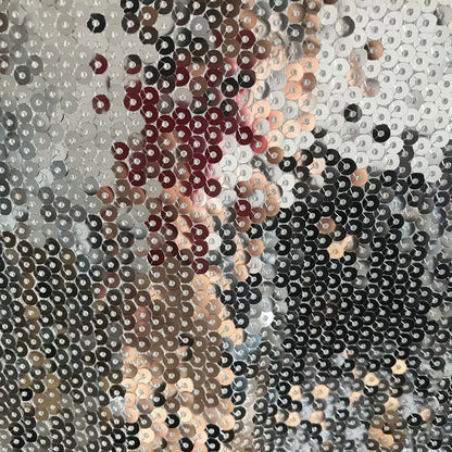 Obere Pailletten mit Reißverschluss