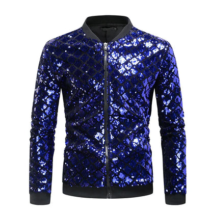 Damens Paillettenjacke mit Karomuster (Copy)
