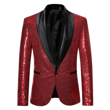 Paillettenjacke Kostüm für Herren