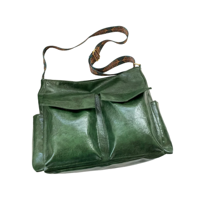 Silberner Sac mit Mehreren Taschen