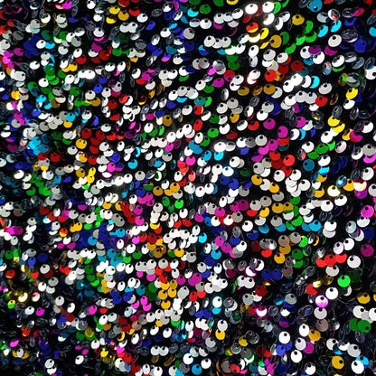 Top Pailletten Mehrfarben