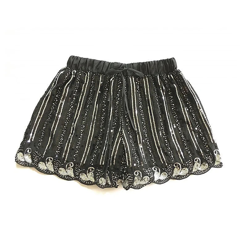 Kurzes Kleid mit Pailletten für Damen