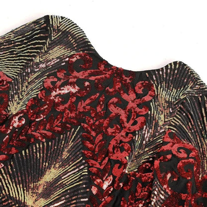 Robe Longue Paillette Elégante