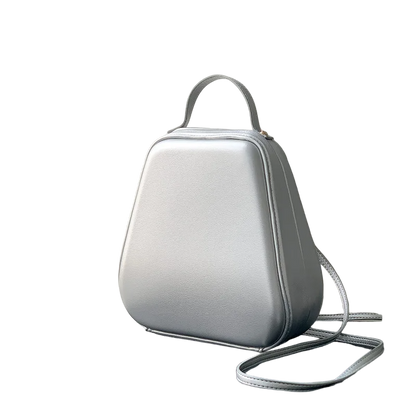 Kleiner silberner Rucksack