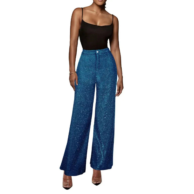 Elegante Damen-Paillettenhose