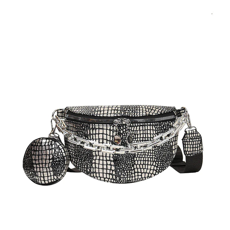 Banane Sac aus goldenen Karos