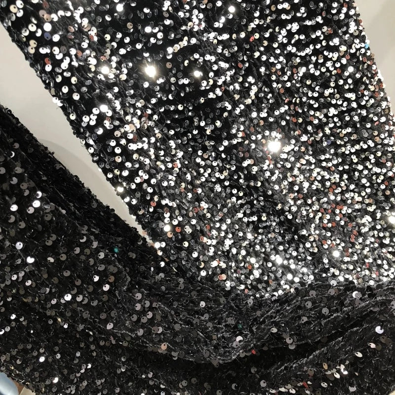 Paillettenkleid mit Trägern