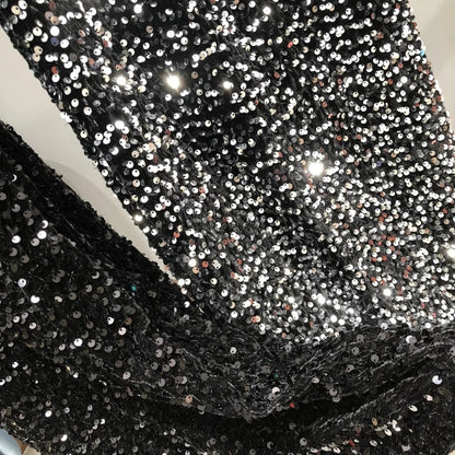 Paillettenkleid mit Trägern