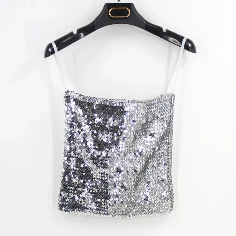 Top Pailletten Damen