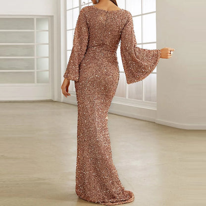 Elegantes Pailletten-Kleid