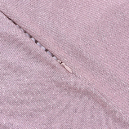 Ensemble Oberteil und Kleid mit Pailletten