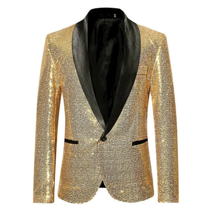 Paillettenjacke Kostüm für Herren