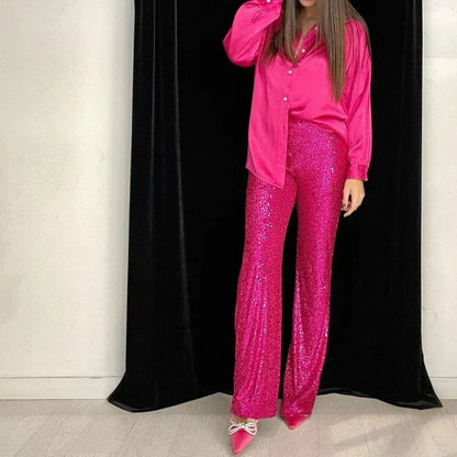 Bequemer Paillettenhose für Damen