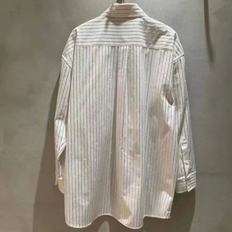 Kurzes Strass-Set mit Hemd