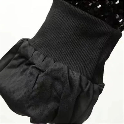 Paillettenhose mit Innenfutter aus Fleece