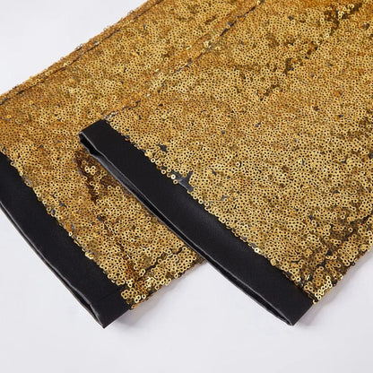 Anzugjacke mit Pailletten-Hose im Farbverlauf für Herren