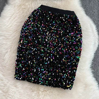 Mini Rock mit Pailletten