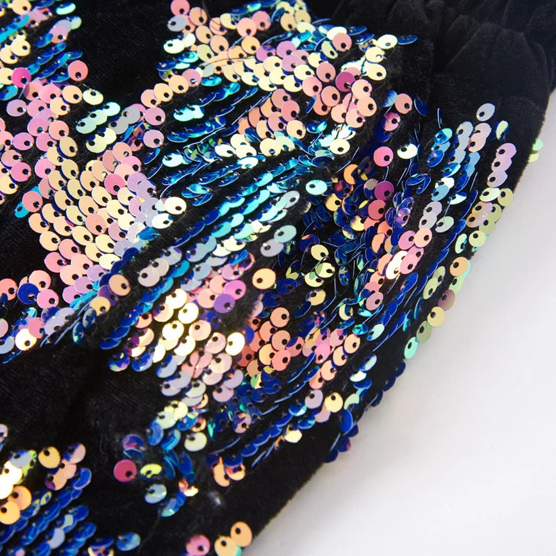 Herren Paillettenkostüm Set