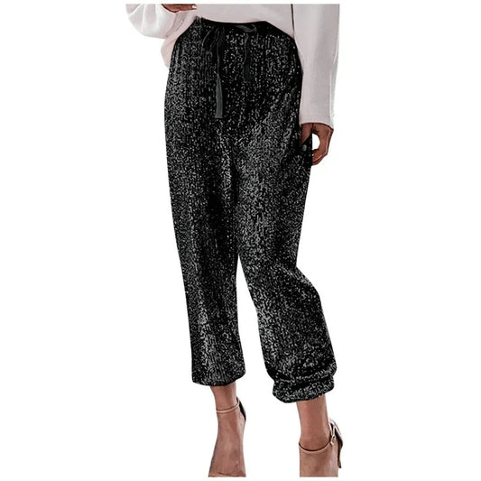 Kurze Paillettenhose für Damen