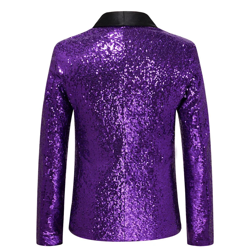 Paillettenjacke Kostüm für Herren