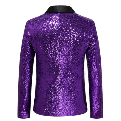 Paillettenjacke Kostüm für Herren