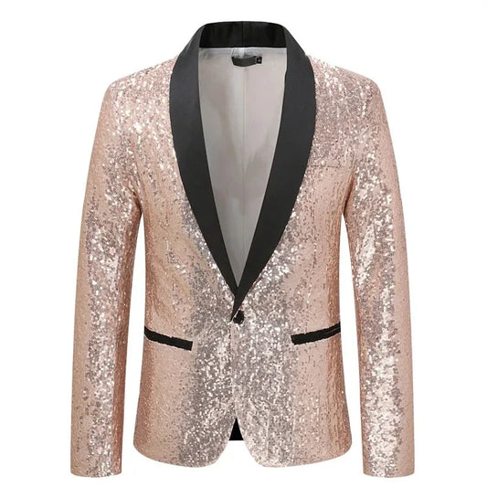 Paillettenjacke Kostüm für Herren