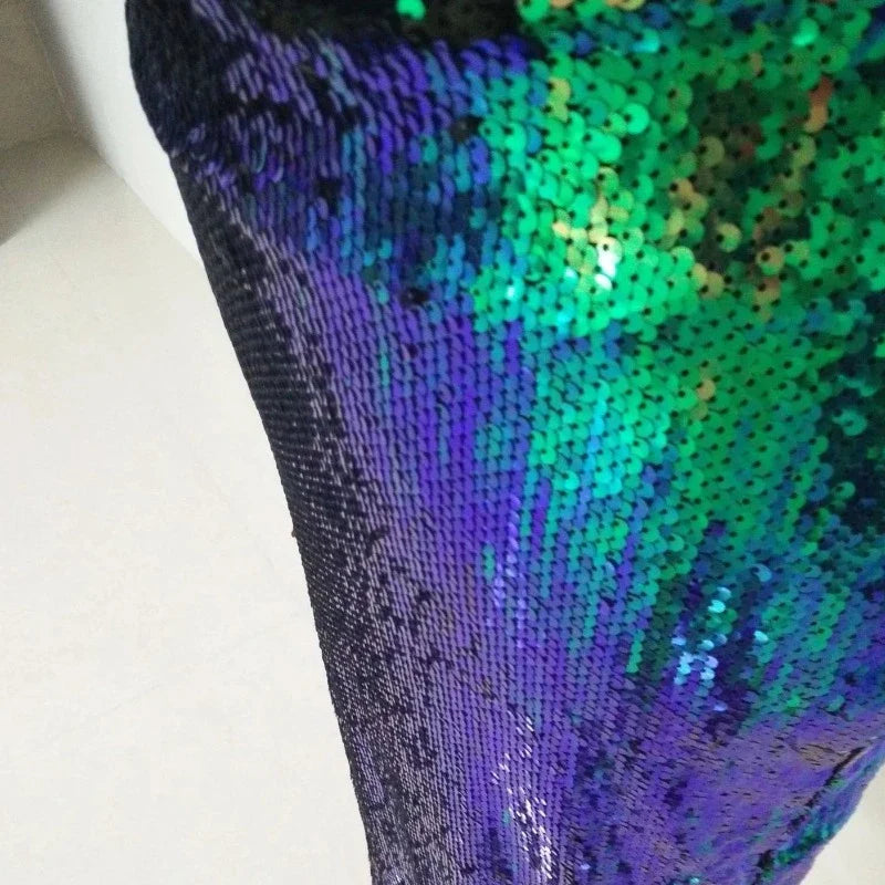 Rock mit Pailletten in Grün