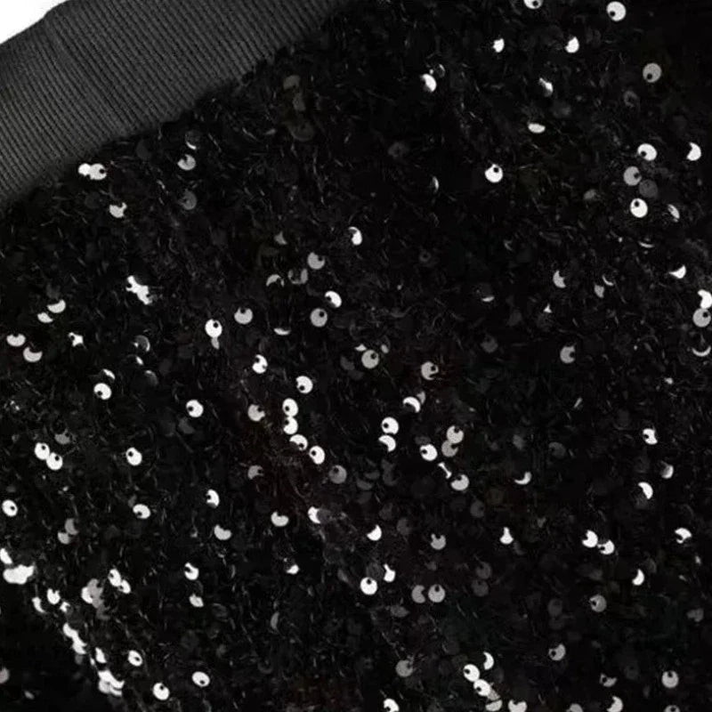 Paillettenhose mit Innenfutter aus Fleece