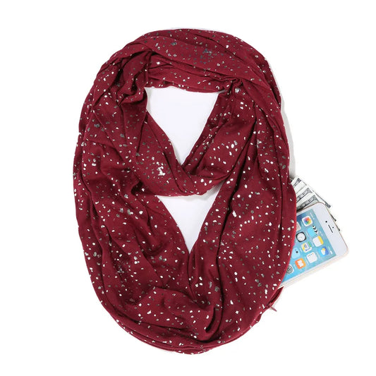 Damen-Snood mit Pailletten
