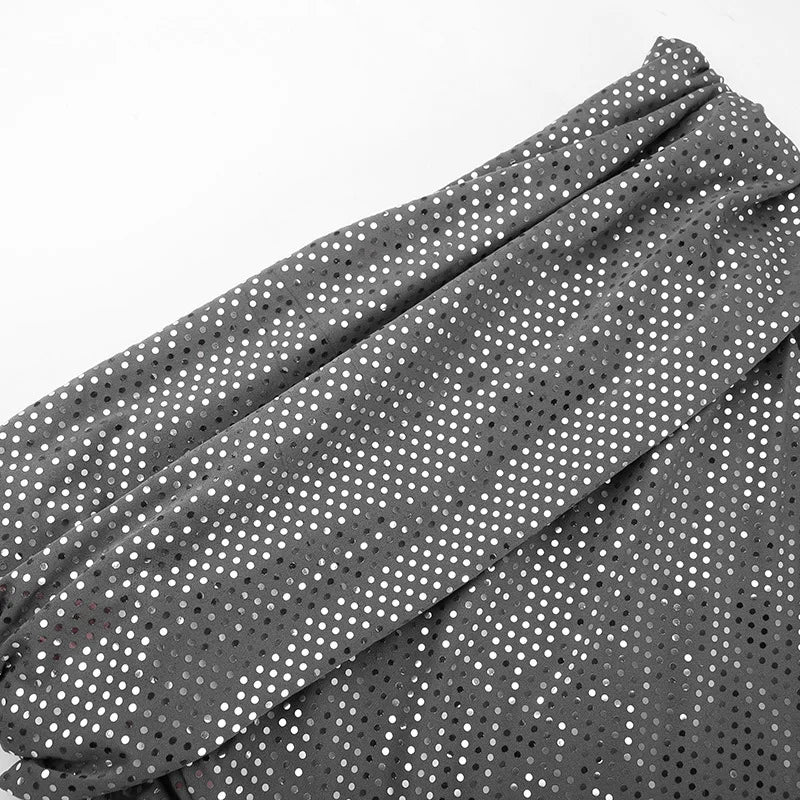 Bardot-Kragen-Paillettenkleid