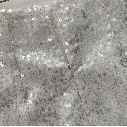 Mini Jupe Paillette Taille Haute