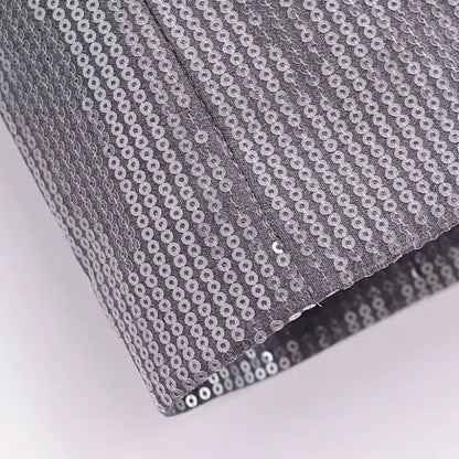 Pailletten Kostüm Set Grau für Damen