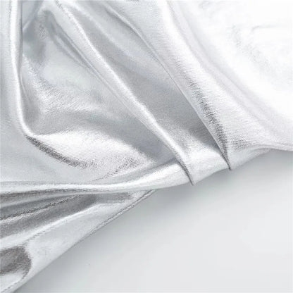 Silbernes Korsett Kleid