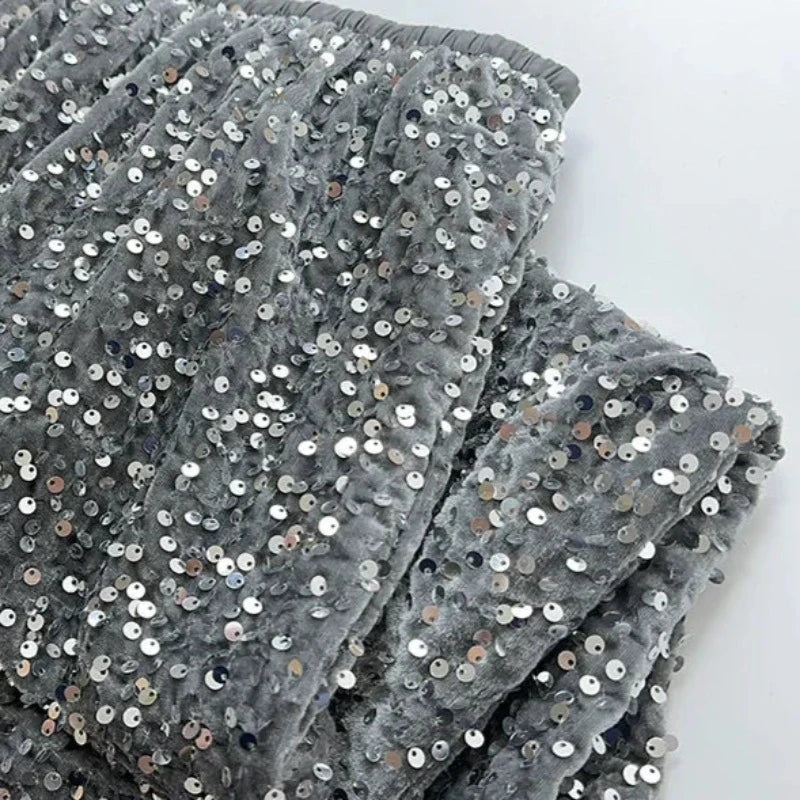 Rock mit Pailletten Fischschwanz