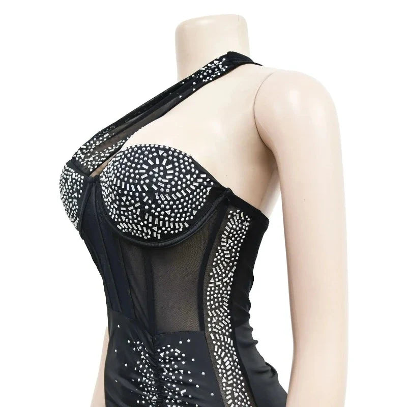 Sexy Strass Kleid