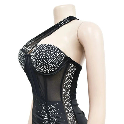 Sexy Strass Kleid