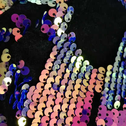 Herren Paillettenkostüm Set