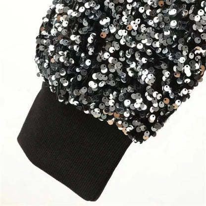 Paillettenhose mit Innenfutter aus Fleece