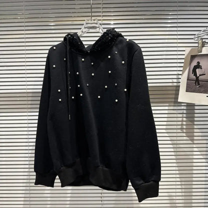 Jogging-Set mit Pailletten und Jacke