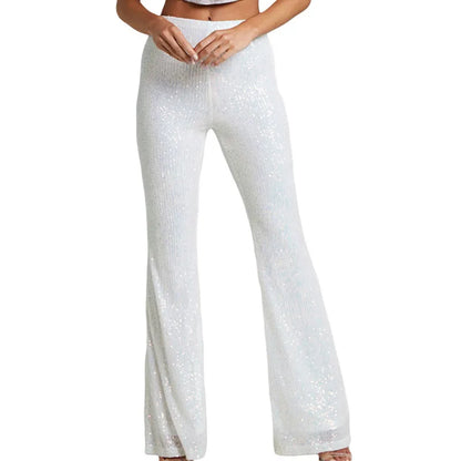 Weite Paillettenhose Damen