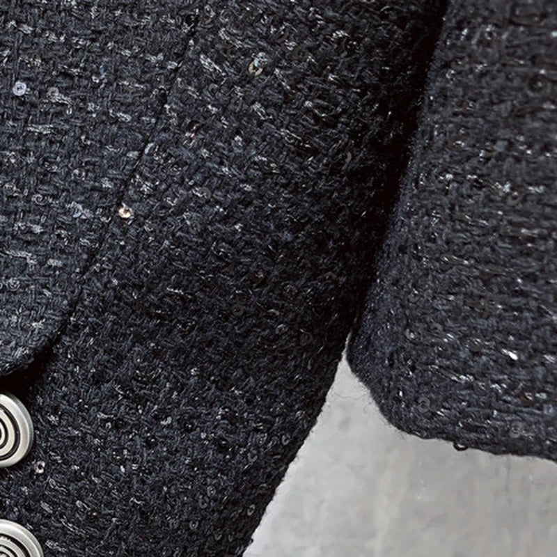 Handschuh Herren Knopfpaillette Mantel