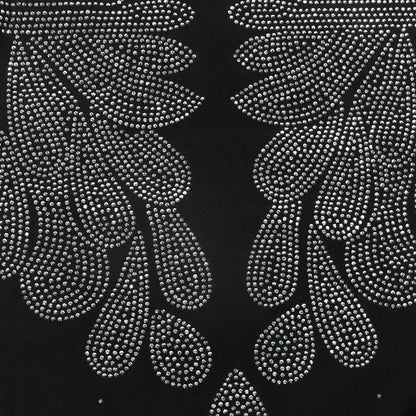 Abendrobe mit Strass und Pailletten